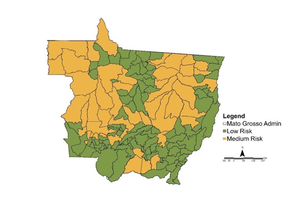 District-Level EUDR Risk Classification in Mato Grosso